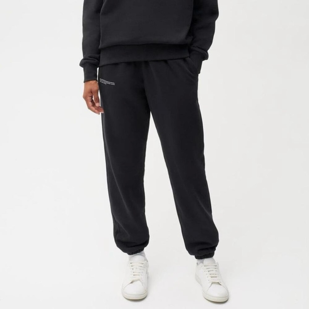 Pangaia 365 Midweight Track Pants Cotton Size Medium Black Unisex Sweatpants